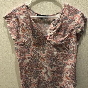 Paisley Short Sleeve Blouse